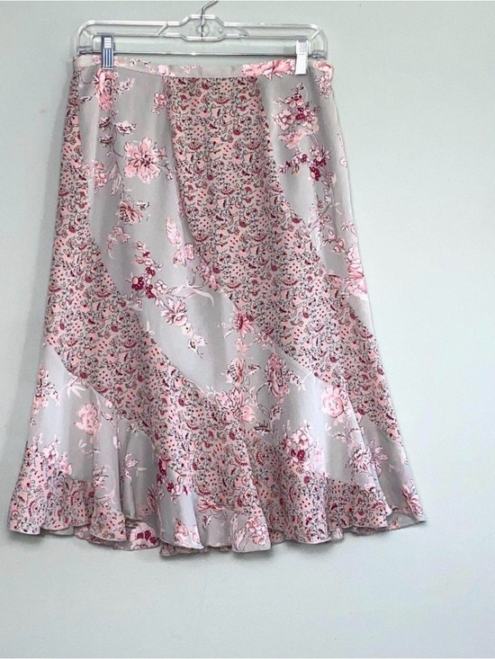 Dresses & Skirts - Women's Pink Floral A-Line Skirt